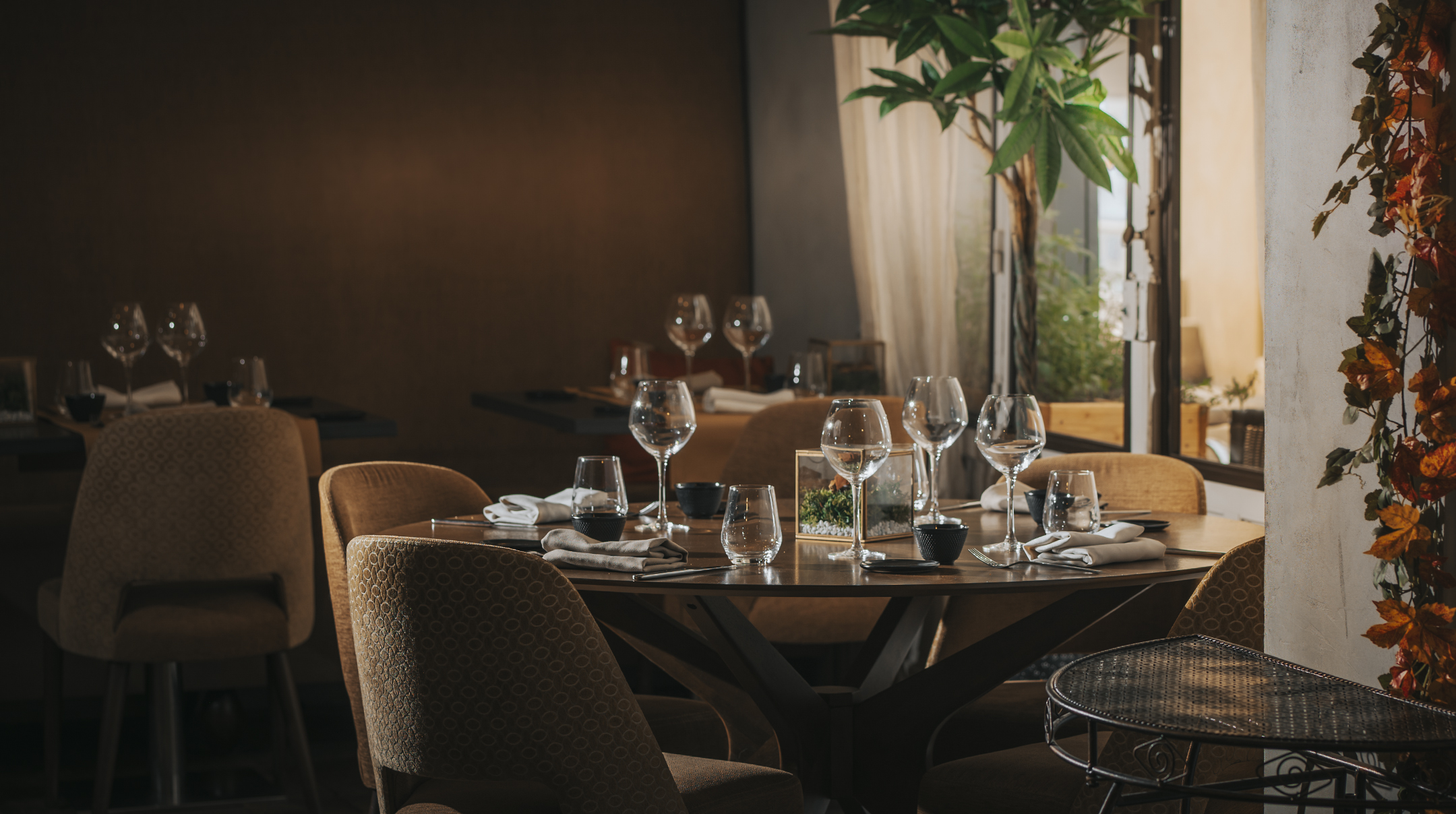 table à manger restaurant l'accalmie à tours